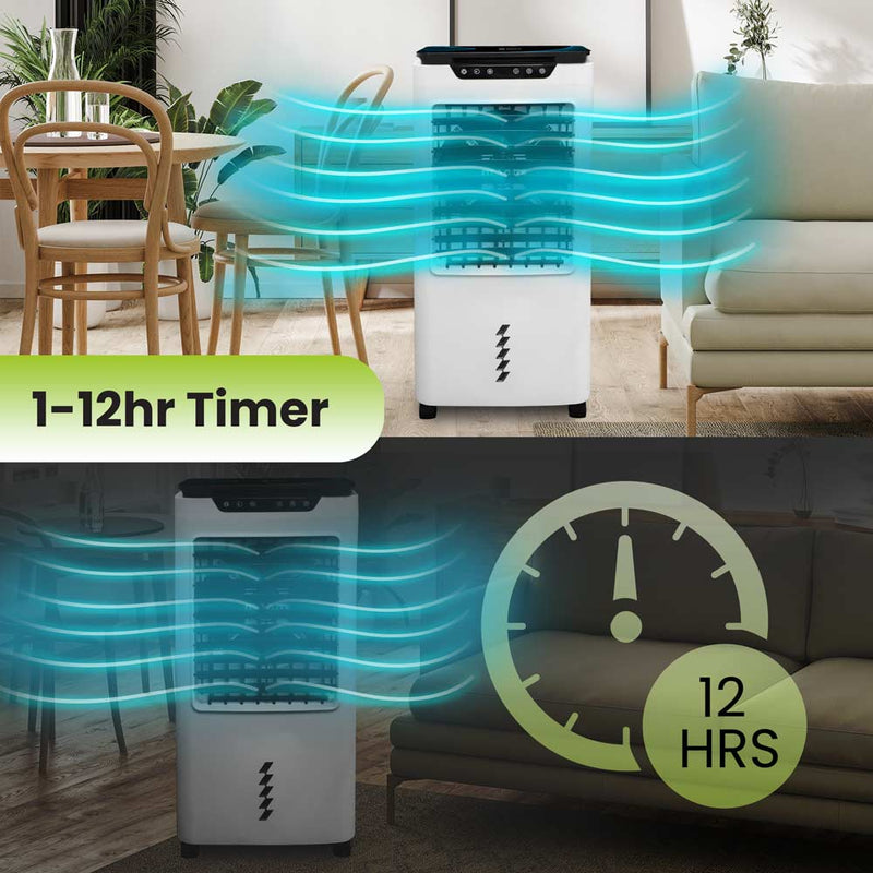 powerful air cooler with timer