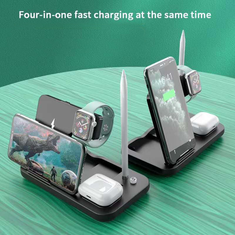 4-in-1 Wireless Charging Stand For Apple Devices