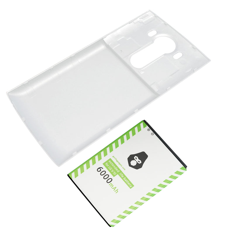 LG V10 Battery Cover - Replacement Back Plate, Extended Battery