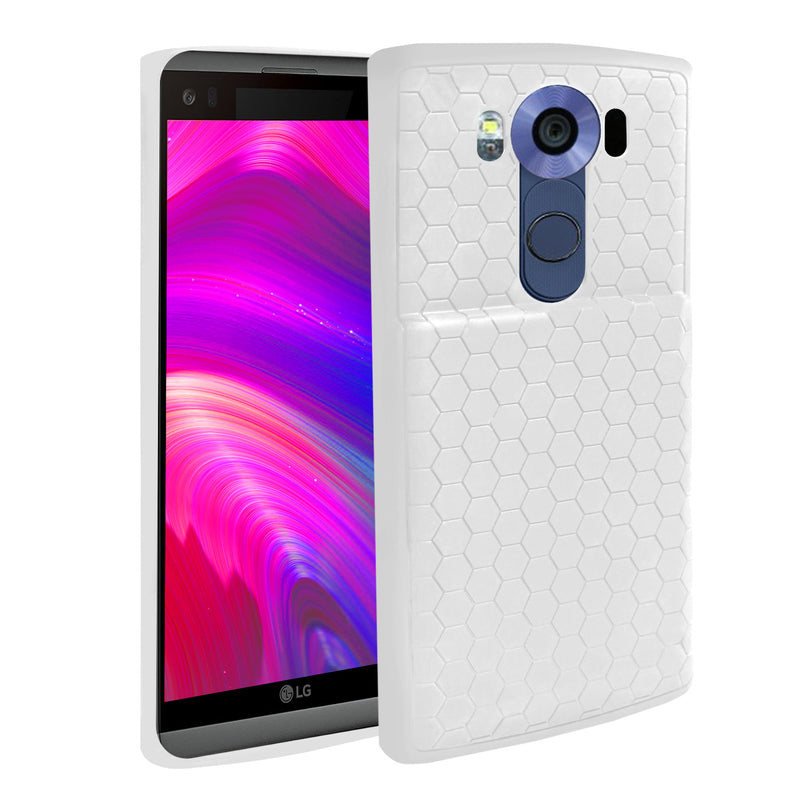 LG V10 Case - Honeycomb Pattern, Compatible with Extended Battery