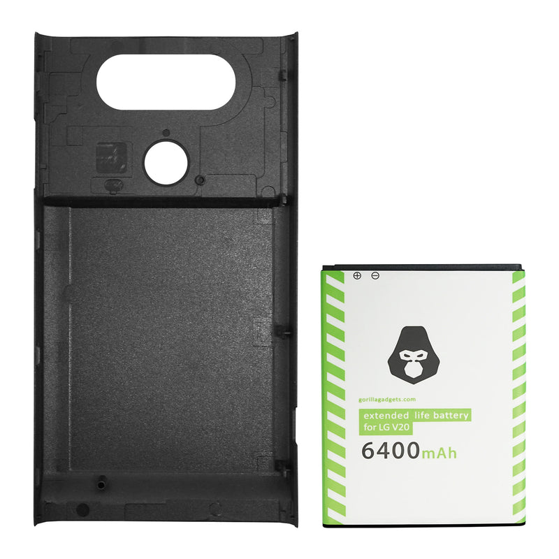 LG V20 Battery Cover - Replacement Back Plate, Extended Battery