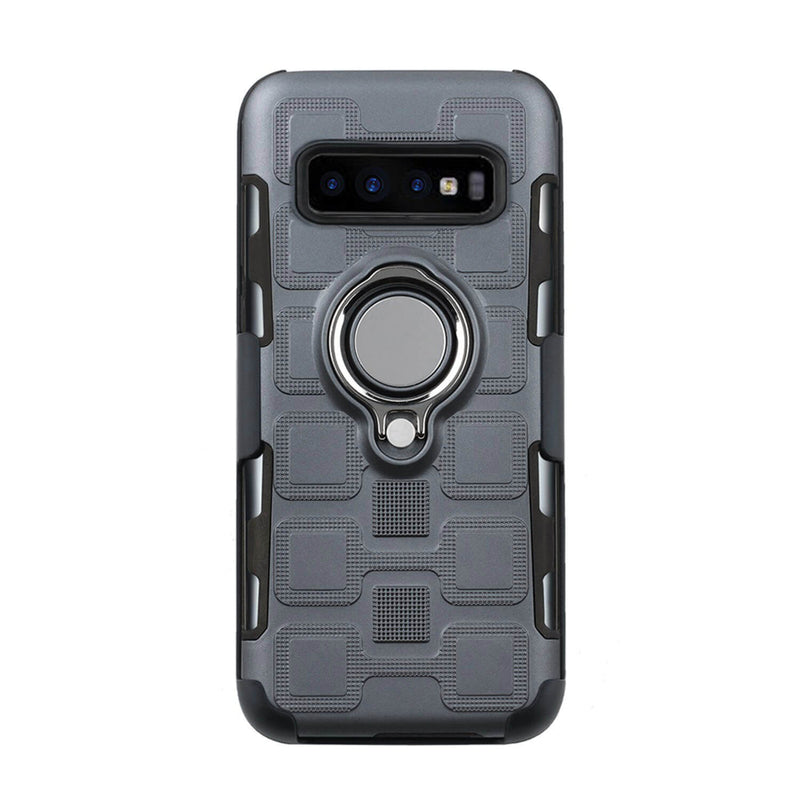 Samsung Galaxy S10 Plus Holster Case with Magnetic Metal Ring - Gorilla Gadgets