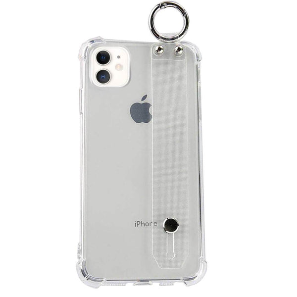 iPhone 11 Case - TPU, Hand Strap, Key Ring