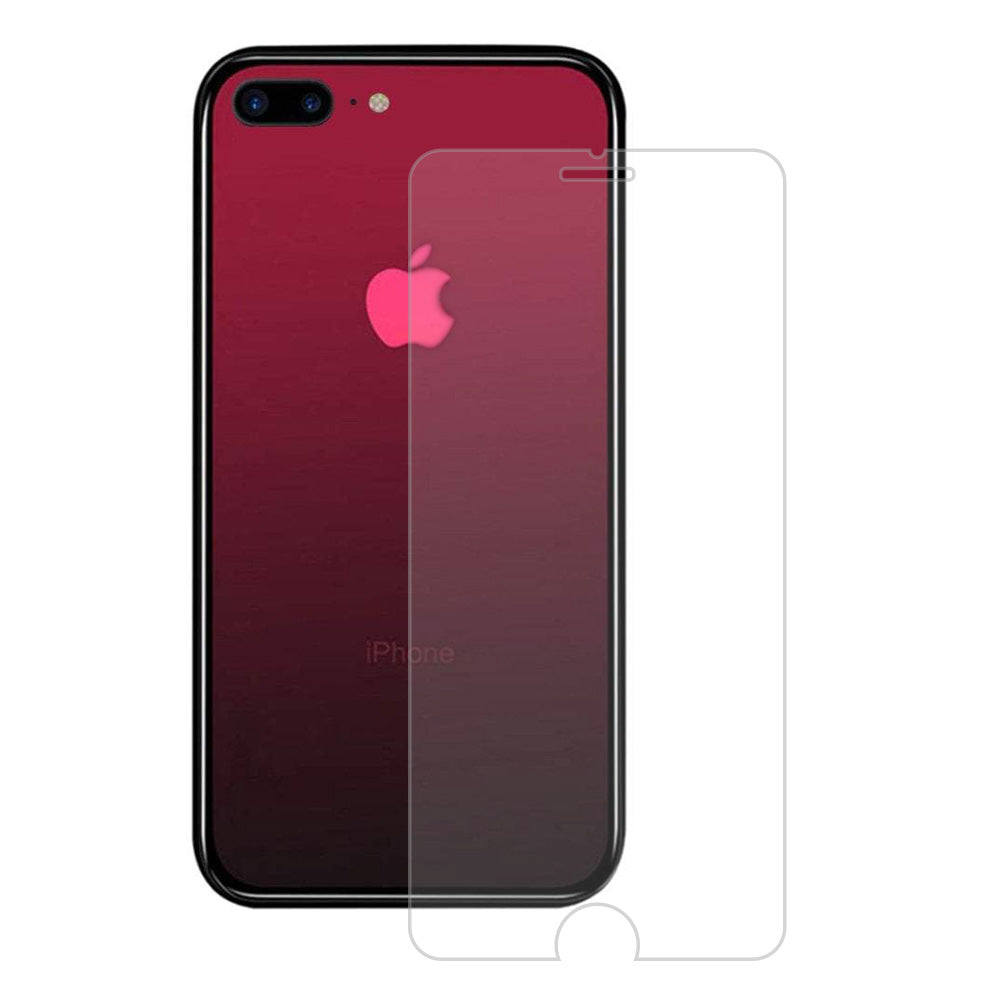 7+ /8+ Case - Color Gradient Tempered Glass