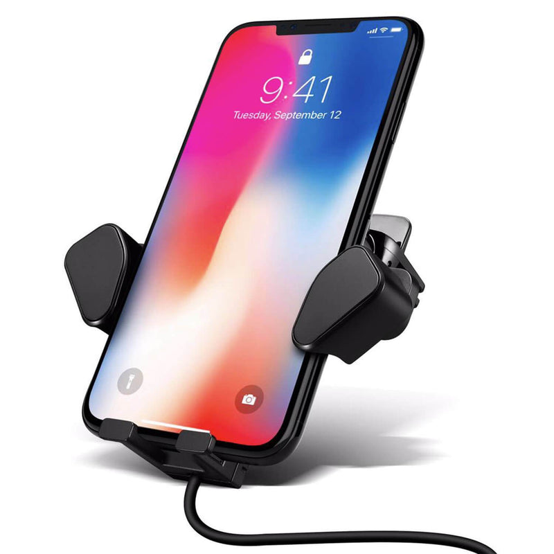 Adjustable Wireless Car Charger with Air Vent Holder - Gorilla Gadgets