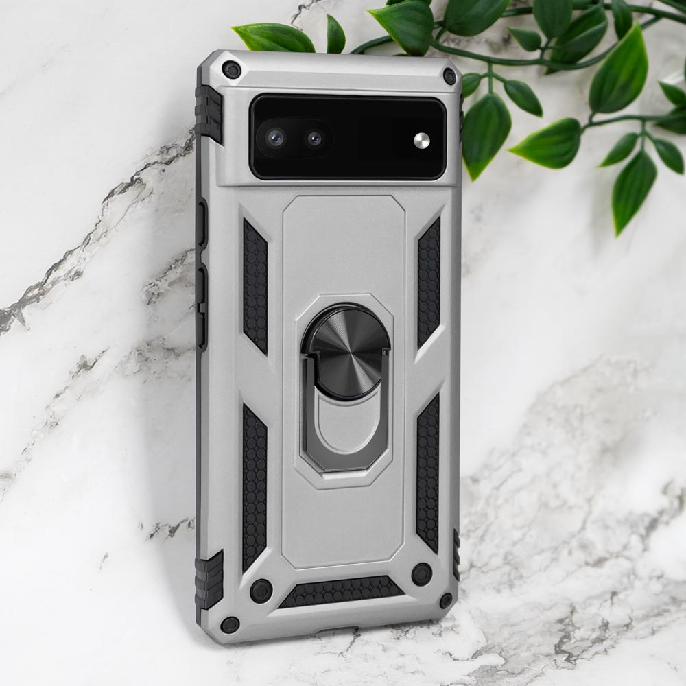 Google Pixel 6A Case, Heavy-Duty and Ring Holder Google Pixel 6A Case, Heavy-Duty and Ring Holder