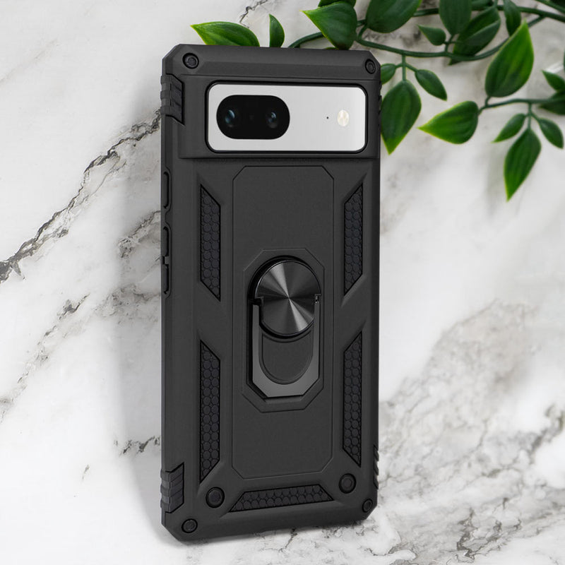 Google Pixel 7 Case, Heavy-Duty with Ring Holder