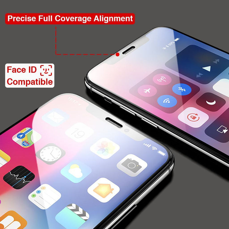 iPhone Xs / X Elegant Square Case with Full Coverage Screen Protector - Gorilla Gadgets