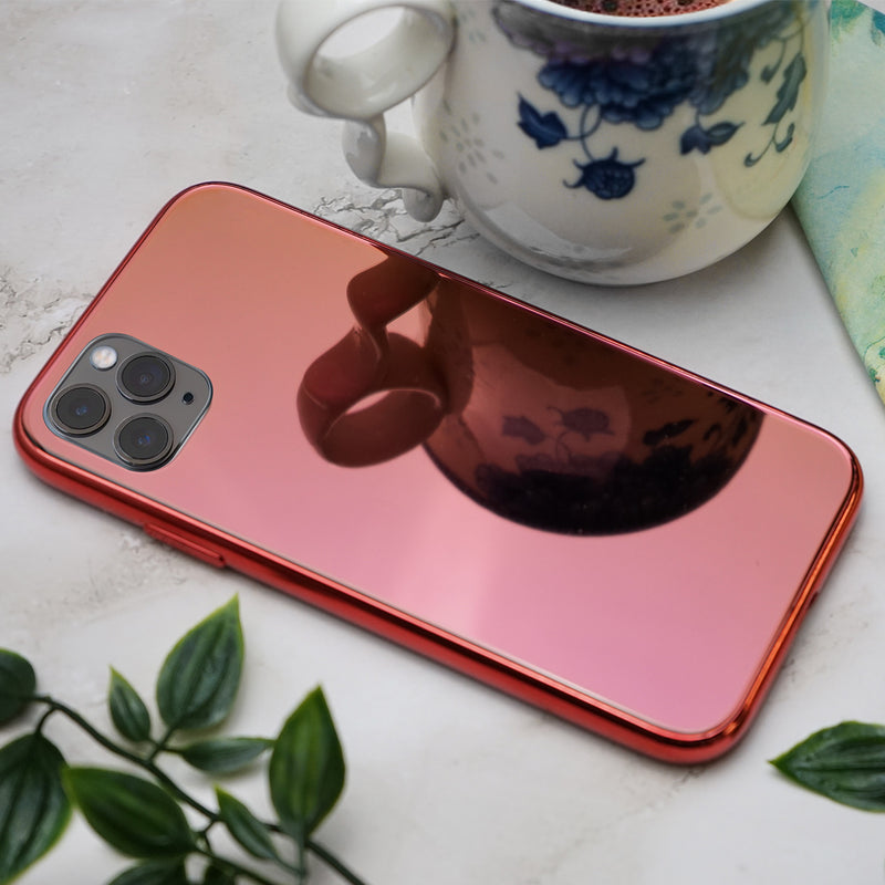 Coque silicone avec protection caméra iPhone 11 Pro Max (rose) 