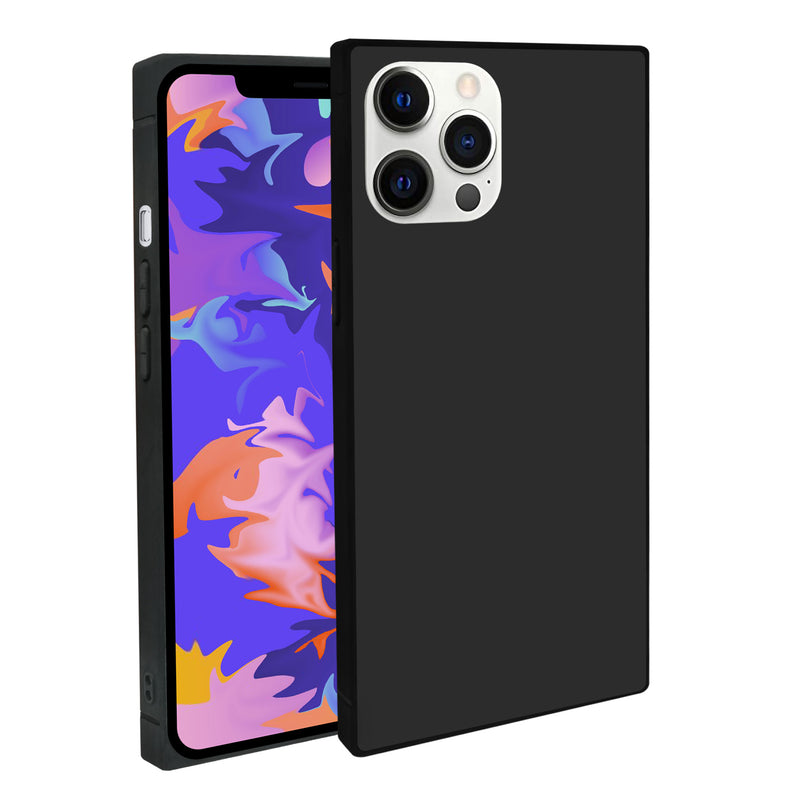 iPhone 11 Pro Max Square Case - Tempered Glass Back