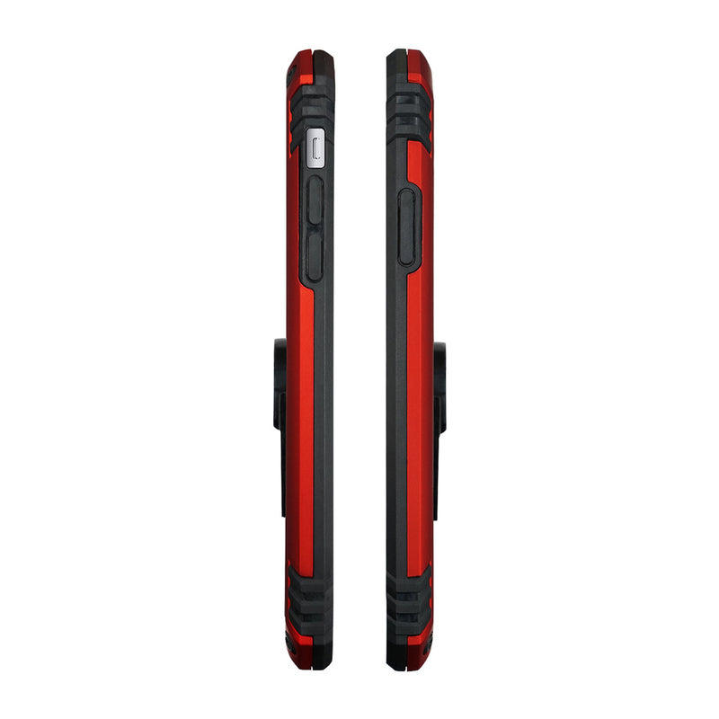 iPhone 14 Heavy Duty Red Case Sides