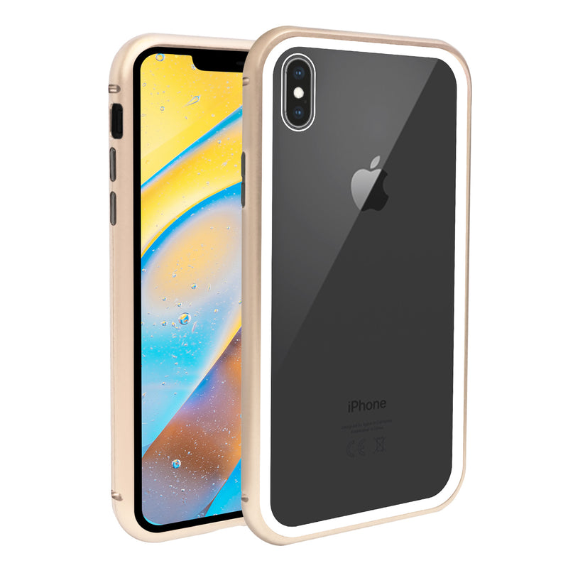Smil diktator Shaded iPhone X /XS Case - Magnetic Frame, Tempered Glass Back
