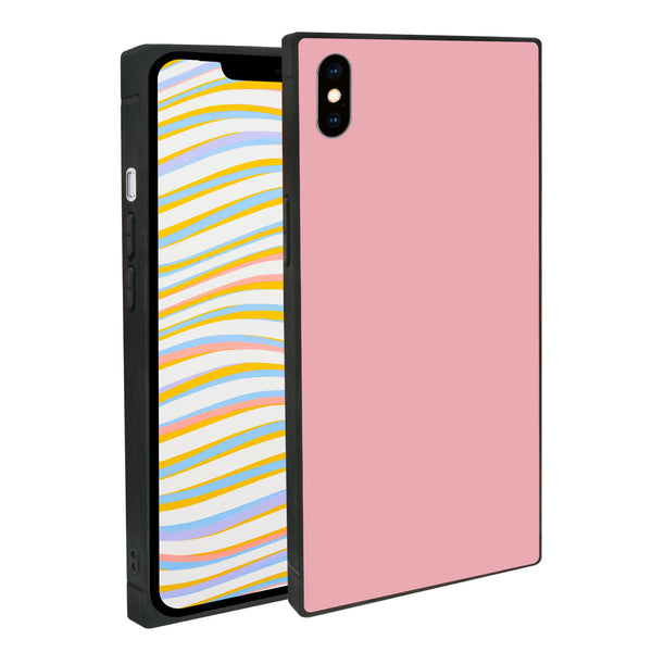 iPhone X /XS Square Case - Tempered Glass Back