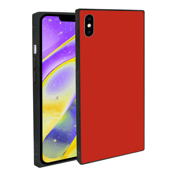 iPhone XR Square Case - Tempered Glass Back