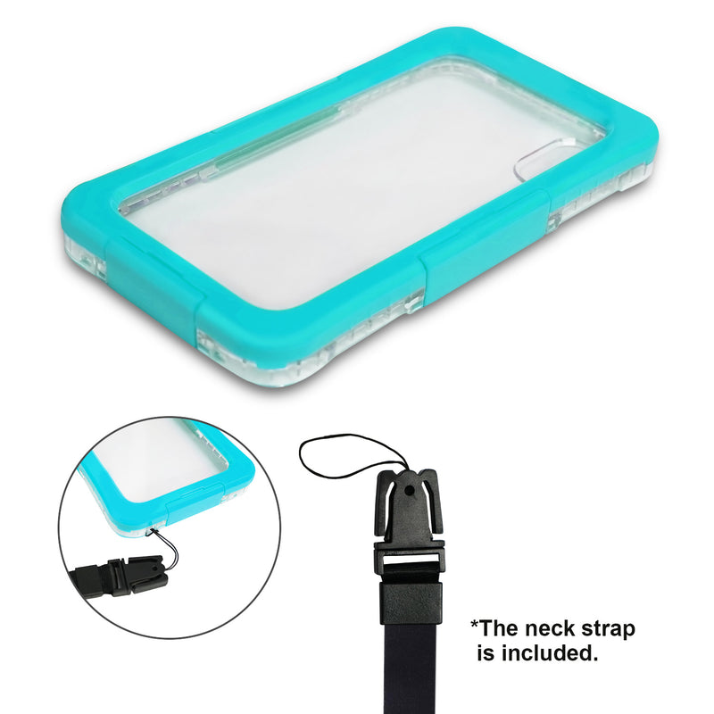 iPhone XS Max Case - Waterproof with Neck Strap