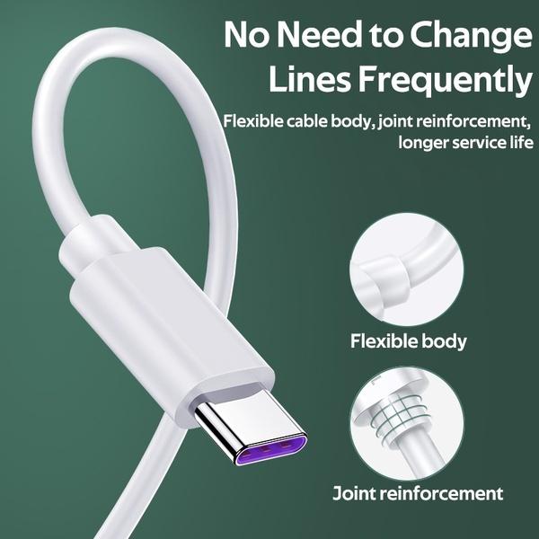 White 10ft USB-C Cable