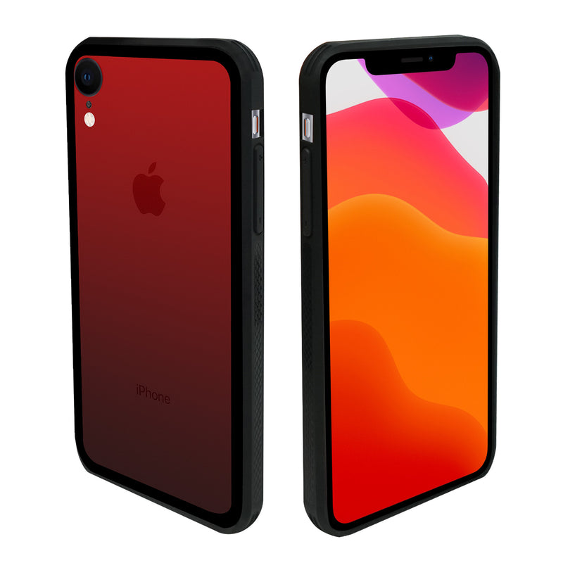 iPhone XR Case - Color Gradient Tempered Glass Back