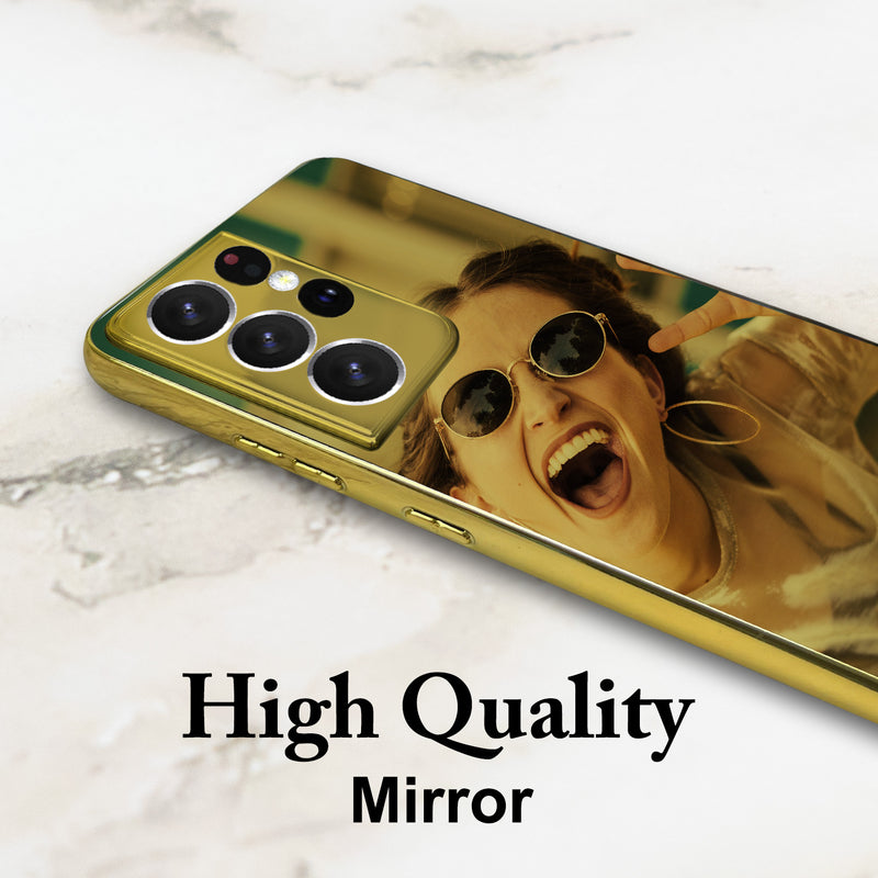 Samsung Galaxy S21 Ultra Case - Colored Reflective Mirror