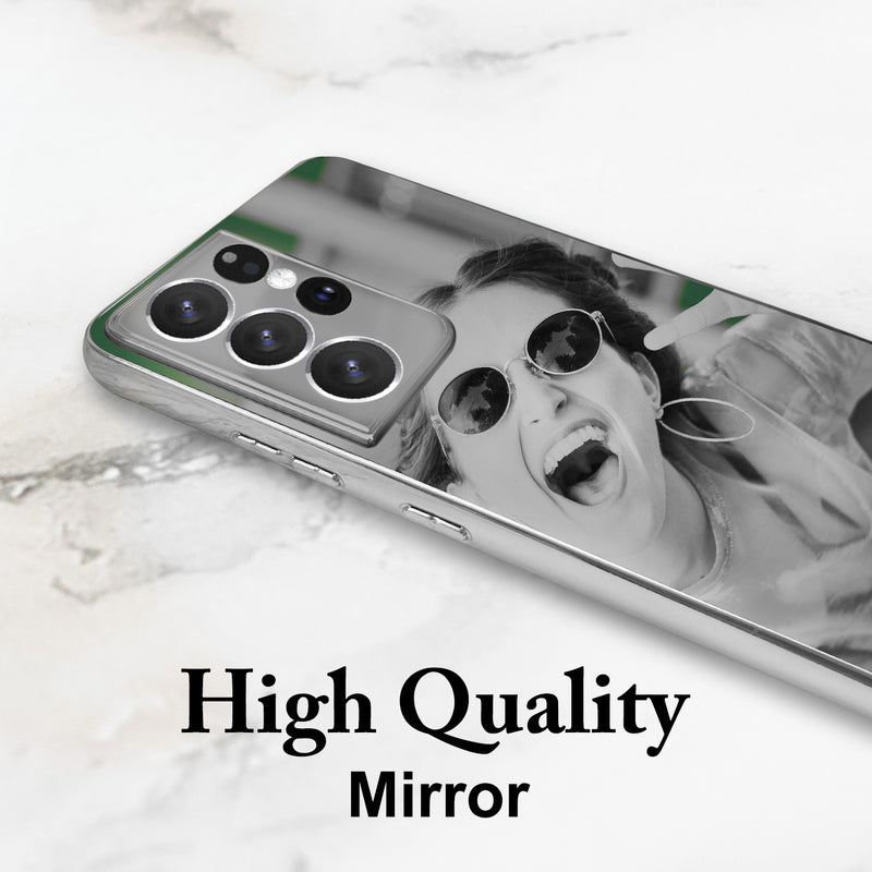 Samsung Galaxy S21 Ultra Case - Colored Reflective Mirror