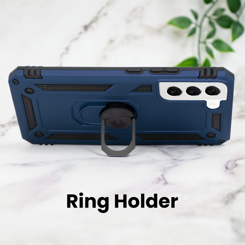 Samsung Galaxy S22+ Case, Heavy-Duty and Ring Holder