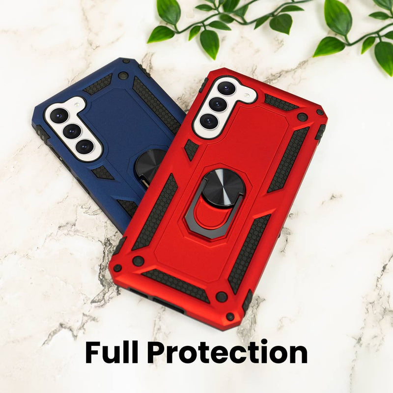 Samsung Galaxy S23 Case, Heavy-Duty and Ring Holder