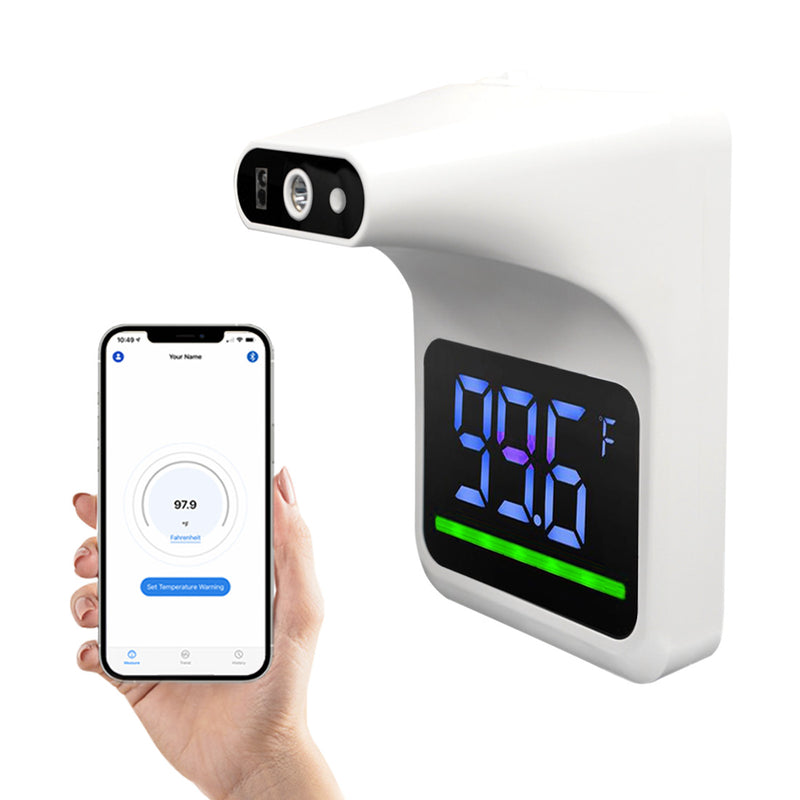 Gen 2 Wall-Mounted Thermometer Reader With Bluetooth iOS App