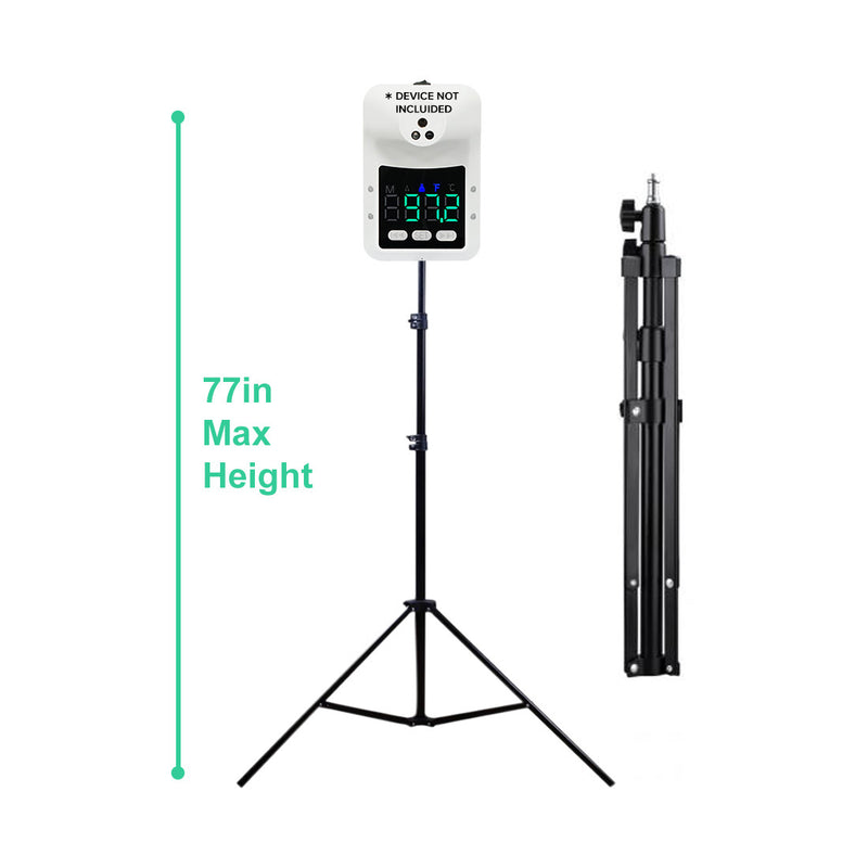 Height Adjustable Aluminum Tripod For Contactless Thermometers