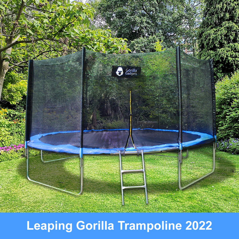 Outdoor Trampoline - Galvanized Steel Frame - Gorilla Gadgets