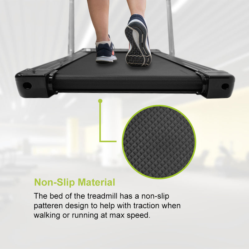 Portable Treadmill - Foldable Handlebar, Remote Control, Bluetooth Speaker
