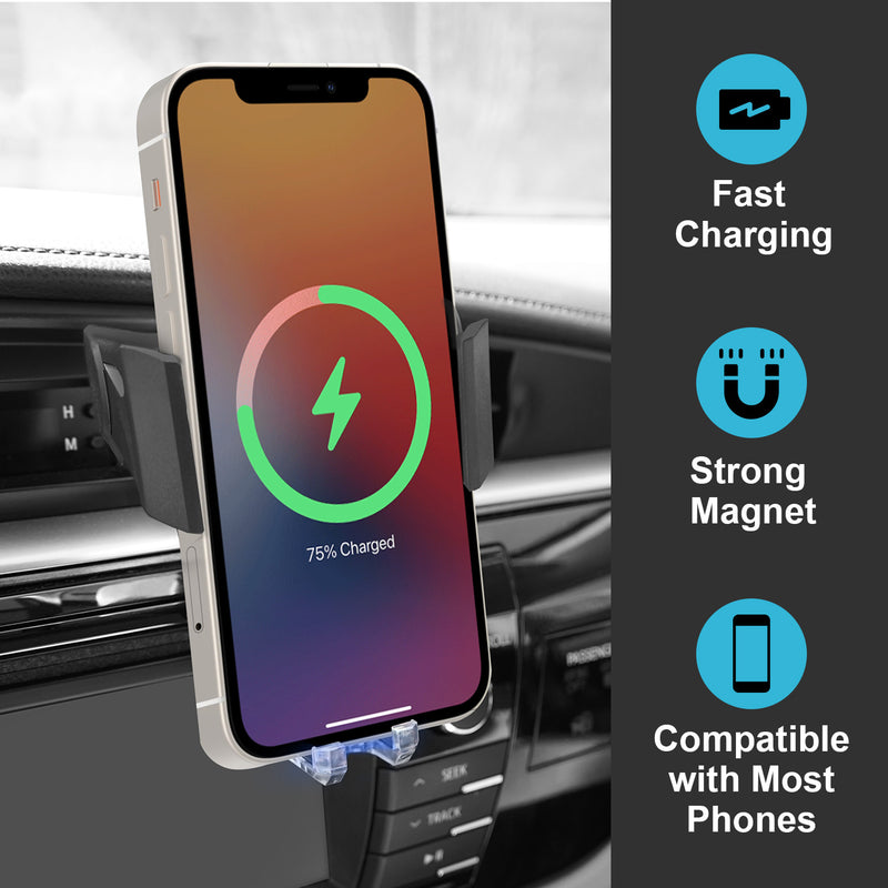 Universal Car Phone Mount - Wireless Charger